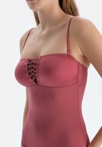 Dagi Tak Çık Kaplı Çıkarılabilir Askılı Mayo, 24SW85024ST