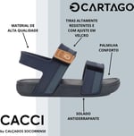 Dakar Çocuk Sandalet Mavi 21/27