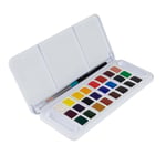 Daler Rowney Aquafine Sulu Boya Seyahat Seti, 24 Yarım Kap