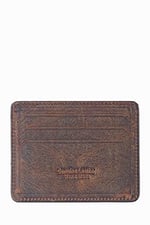 Damy Hakiki Deri Unisex Kartlık 530CR - Kahve