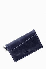 Damy Hakiki Deri Unisex Mekanizmalı Kartlık 611CR - Lacivert
