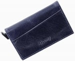 Damy Hakiki Deri Unisex Mekanizmalı Kartlık 611CR - Lacivert