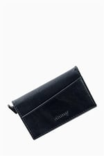 Damy Hakiki Deri Unisex Mekanizmalı Kartlık 611CR - Siyah