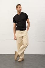 Danger Erkek Fermuarlı Slim-fit Kalıp Polo Yaka Ince Triko T-shirt - 5011DNGR