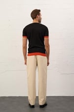 Danger Erkek Renkli Slim-fit Kalıp Yazlık Triko T-shirt - 5018DNGR