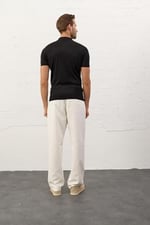 Danger Erkek Slim-fit Kalıp Polo Yaka Yazlık Triko T-shirt - 5006DNGR