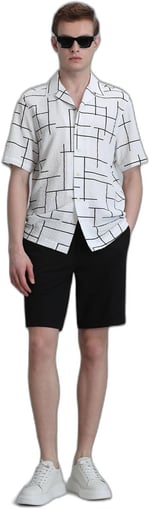 Danıel Spor Erkek Chino Şort Slim Fit Lacivert
