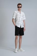 Danıel Spor Erkek Chino Şort Slim Fit Lacivert