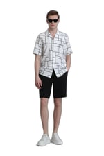 Danıel Spor Erkek Chino Şort Slim Fit Lacivert