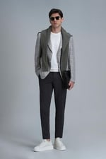 Dany Spor Erkek Blazer Ceket Slim Fit Gri 50