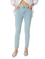Dar Kesim Yüksek Bel Kot Pantolon Esnek Cepli Pamuklu - Carmen Skinny Jeans