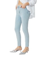 Dar Kesim Yüksek Bel Kot Pantolon Esnek Cepli Pamuklu - Carmen Skinny Jeans