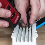 Darbeli matkap aleti, 66/110 bıçak, yaylı, süngü stilli MIM, çevirmeli ve kilitli, DATA Punchdown Klein Tools VDV427-300