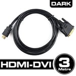 Dark DK-CB-DVIXHDMIL300 3 m DVI-HDMI Kablosu (Erkek / Erkek)