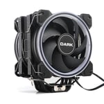 Dark Freezer X128, 2x12cm FRGB LED'li, Intel & AMD Uyumlu, 4pin PWM Fanlı, 6x Isı Borusu, Direkt Kontak İşlemci Soğutucu (DKCCX128)