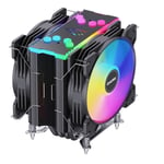 Dark Freezer X129 2xAddresseble RGB LED Fanlı Kule Tipi Soğutucu (DKCCX129)