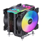 Dark Freezer X129 2xAddresseble RGB LED Fanlı Kule Tipi Soğutucu (DKCCX129)