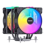 Dark Freezer X129 2xAddresseble RGB LED Fanlı Kule Tipi Soğutucu (DKCCX129)