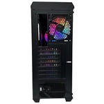 Dark Guardian 4x12cm Dual RGB Fan USB3.0 T-Glass ATX Oyuncu Kasası