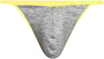 Darkzone Erkek Gri Neon Lastikli String-1