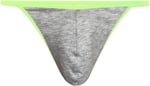 Darkzone Erkek Gri Neon Lastikli String-1