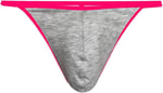 Darkzone Erkek Gri Neon Lastikli String-1