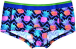Darkzone Kadın Ananas Desenli Dijital Baskılı Pamuk Boyshort Boxer-1