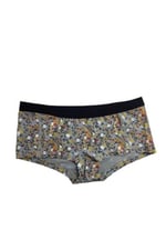 Darkzone Kadın Çiçek Desenli Pamuk Boyshort Boxer-1