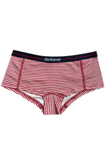 Darkzone Kadın Çizgi Desenli Pamuk Boyshort Boxer-1