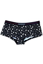 Darkzone Kadın Kedi Desenli Pamuk Boyshort Boxer-1