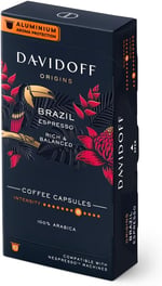 Davidoff Espresso Brazil 10Lu Kapsül Kahve – Nespresso Uyumludur