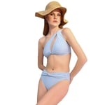 Dayana Yüksek Bel Tasarım İtalyan Kumaş Bikini