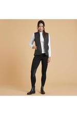Decathlon Kadın Binici Yeleği - Siyah - 100