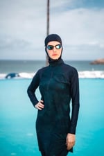 Decathlon Kadın Mayo Burkini Mayo - Seçenekler: Small, Medium, Large