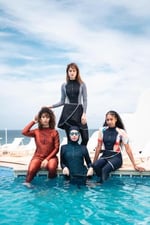 Decathlon Kadın Mayo Burkini Mayo - Seçenekler: Small, Medium, Large