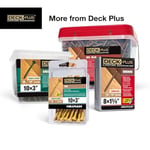 Deck Plus Wood Screws, Self-Drilling, Tan Ceramic, 3.5-In. x #10, 5-Lbs. -48422