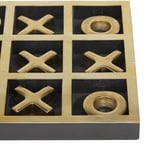 Deco 79 Alüminyum Tic Tac Toe Oyun Seti, Altın Kakma, 9