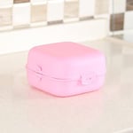 DECOBELLA 81140 Çift Kapaklı Beslenme Kabı, 14,5 x 15 x 9,5 cm, Asorti