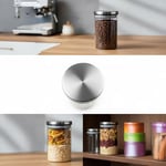 Deconox 1 Adet 700ml Vakumlu Metal Kapaklı Borosilikat Cam Kavanoz (8.5cm*15cm)