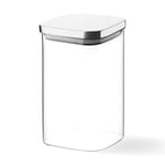 Deconox 1100ml Sızdırmaz Vakumlu Metal Kapaklı Borosilikat Cam Kavanoz – Hava Geçirmez & Dayanıklı Gıda Saklama Kabı (10cm x 17cm)