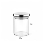 Deconox 300 Ml Vakumlu Metal Kapaklı Borosilikat Cam Kavanoz (8.5cm*10cm) 1 Adet