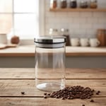 Deconox 450ml Vakumlu Metal Kapaklı Borosilikat Cam Kavanoz (8.5cm*12cm) 1 Adet
