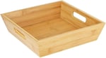 Deconox Bambu Lüx Kare Büyük Ekmeklik-Meyvelik 25cm, Bambu Ekmeklik Kare Büyük Boy 25cm