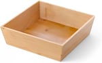 Deconox Bambu Lüx Kare Orta Boy Ekmeklik-Meyvelik 19cm, Bambu Ekmeklik Kare Orta Boy 19cm