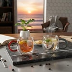 Deconox Çift Cidarlı Hayvan Figürlü Cam Kupa - 280 ml - Karışık Renklerde Sürpriz Gönderim (Asorti) - Isıya Dayanıklı Borosilikat Tasarım Bardak (1 ADET)