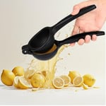 Deconox Döküm Limon Sıkacağı Limon Presi Büyük Boy 24 cm, Siyah Metal Limon Sıkacağı, Döküm Narenciye Sıkacağı (DÖKÜM LİMON SIKIC - Seçenekler: 2 Lİ DÖKÜM LİMON SIKICI, CEVİZ FINDIK KIRICI 2 Lİ SET...