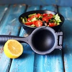 Deconox Döküm Limon Sıkacağı Limon Presi Büyük Boy 24 cm, Siyah Metal Limon Sıkacağı, Döküm Narenciye Sıkacağı (DÖKÜM LİMON SIKIC - Seçenekler: 2 Lİ DÖKÜM LİMON SIKICI, CEVİZ FINDIK KIRICI 2 Lİ SET...
