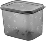 Deconox No Frost Silikon Yumuşak Kapalı Saklama Kabı Dondurucu ve Buzluk Saklama Kabı 1400ml, Kapaklı No Frost Saklama Kabı 1400Ml, Derin Dondurucu Saklama Kabı 1400Ml