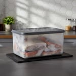 Deconox No Frost Silikon Yumuşak Kapalı Saklama Kabı Dondurucu ve Buzluk Saklama Kabı 3150 ml, Kapaklı No Frost Saklama Kabı 3150 Ml, Derin Dondurucu Saklama Kabı 3150 Ml