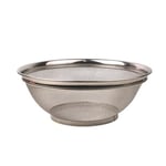 Deconox Paslanmaz Çelik Kulpsuz Süzgeç 28cm, Paslanmaz Çelik Pirinç Süzgeci, Paslamaz Çelik Mutfak Süzgeci, Paslanmaz Çelik Salata 28cm Süzgeci